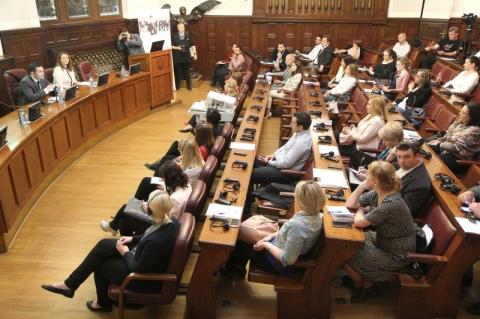 Sudionici konferencije u Vijećnici HGK; Izvor: HGK.